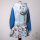 Girly Sweater Weihnachtswichtel mit langen Ärmeln und Kapuze / Einzelstück