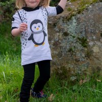 Pinguin-Kinderkleid / Einzelstück