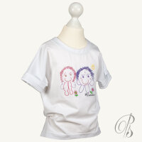 T-Shirt Kinderkunstwerk Leandra / Einzelstück