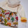 Kinderkleid „Herbst“ mit langen Ärmeln, Kapuze und Herbststickerei