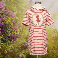 Paula Kinderkleid Rotkäppchen mit Kapuze / Einzelstück