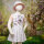 Maxi Kinderkleid mit Sommerhut / Einzelstück